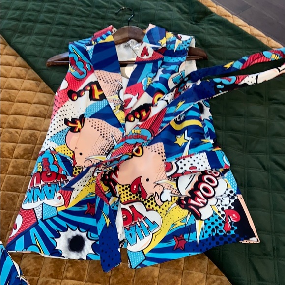 Ovi Colorful Comic Print Jumpsuit - Picture 5 of 8